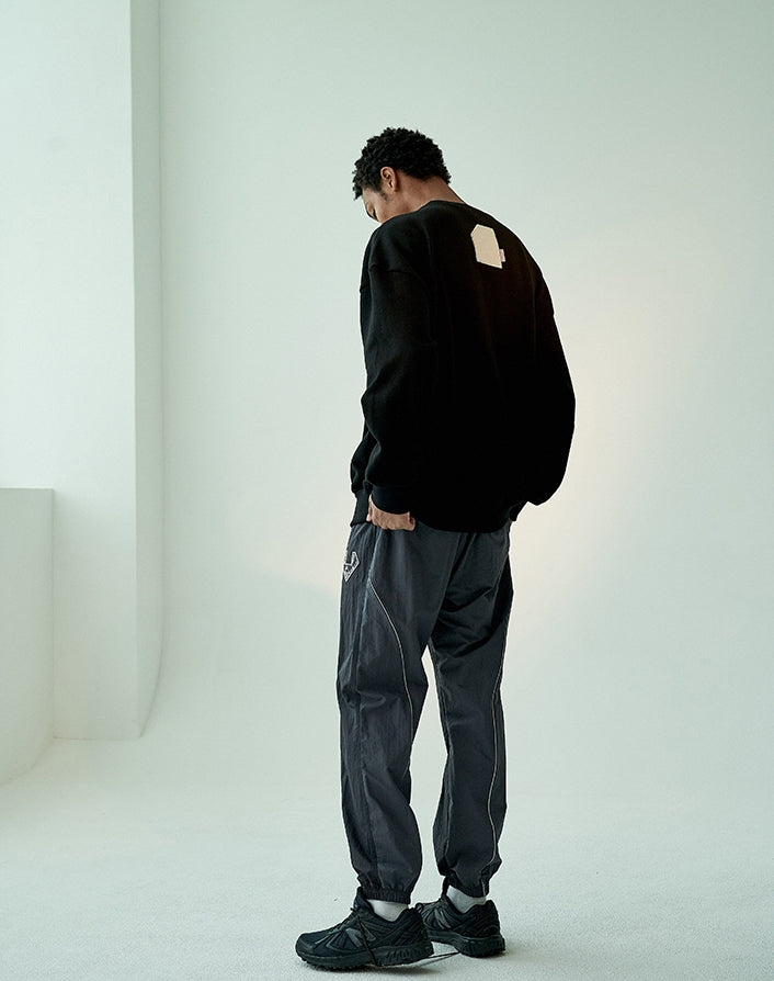 オベルー(OVERR)  19FW COLOR BLOCKED CHARCOAL JOGGER PANTS