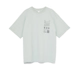 オベルー(OVERR) 19FW MANUAL PRINTING MINT TEE