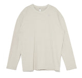 オベルー(OVERR)19FW OVR LOGO IVORY L/S TEE