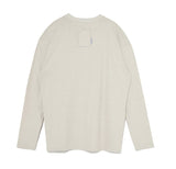 オベルー(OVERR)19FW OVR LOGO IVORY L/S TEE