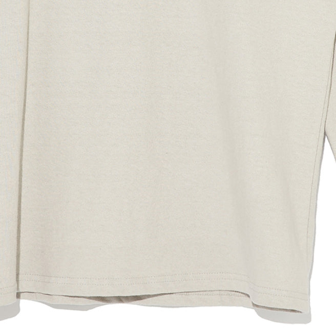オベルー(OVERR)19FW OVR LOGO IVORY L/S TEE