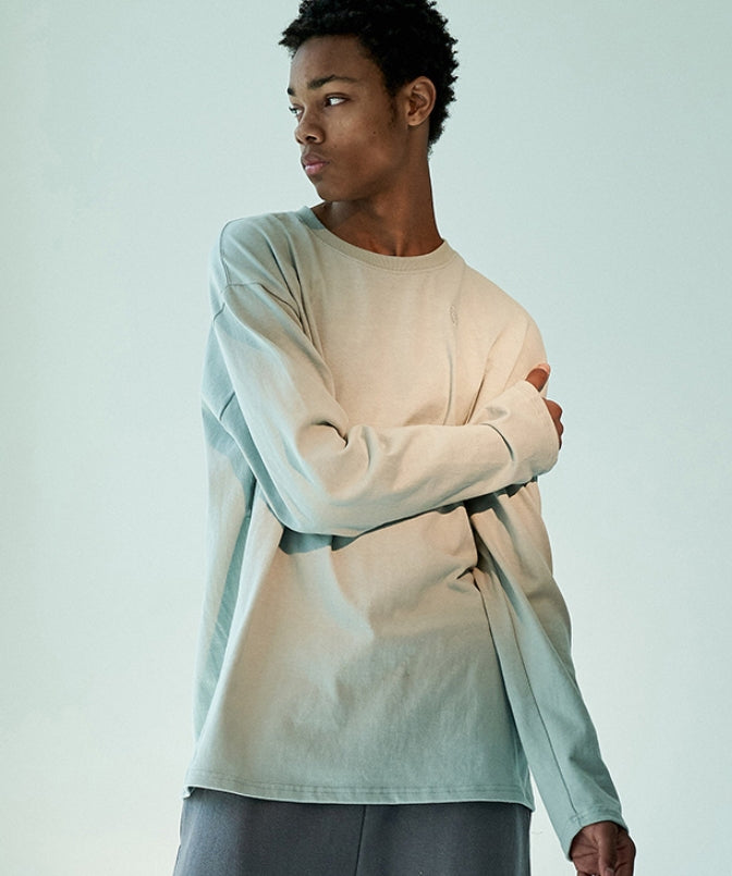 オベルー(OVERR)19FW OVR LOGO MINT LS TEE