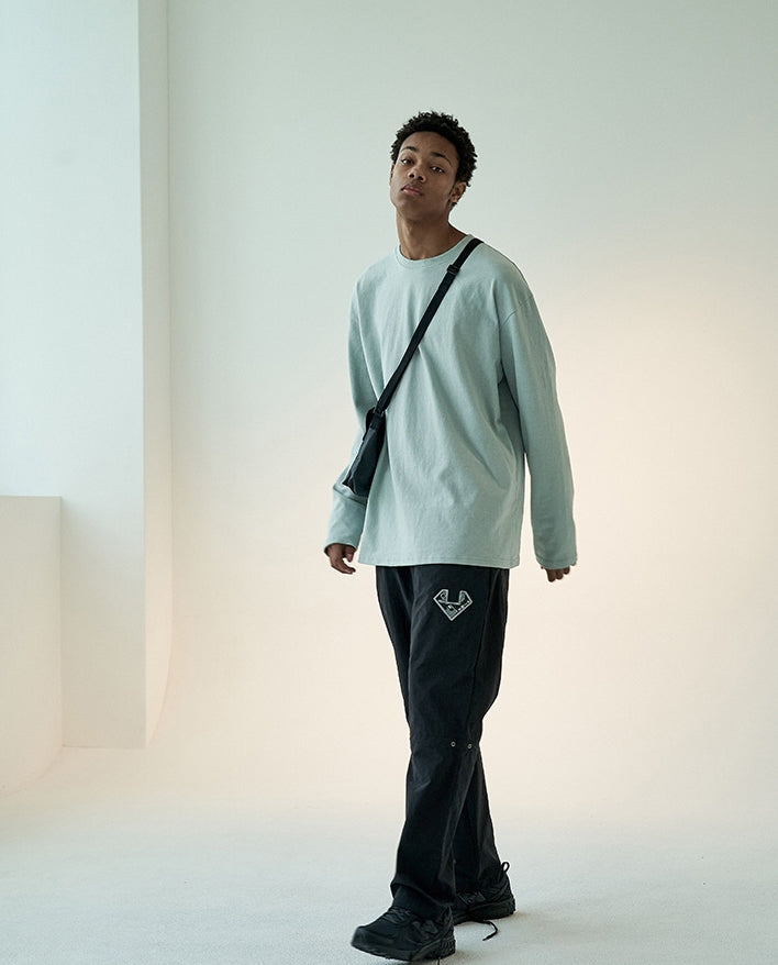 オベルー(OVERR)19FW OVR LOGO MINT LS TEE