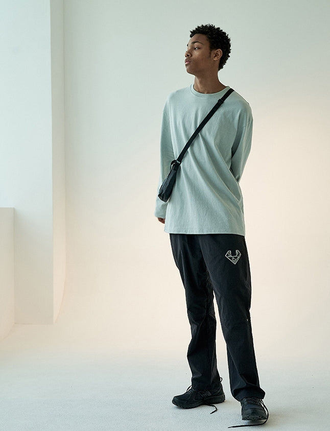 オベルー(OVERR)19FW OVR LOGO MINT LS TEE