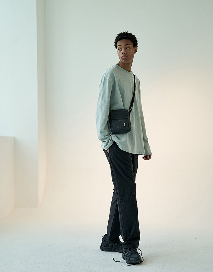 オベルー(OVERR)19FW OVR LOGO MINT LS TEE