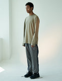 オベルー(OVERR)19FW OVR LOGO KHAKI L/S TEE