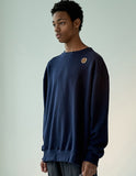 オベルー(OVERR)19FW OVR WAPPEN NAVY SWEATSHIRTS