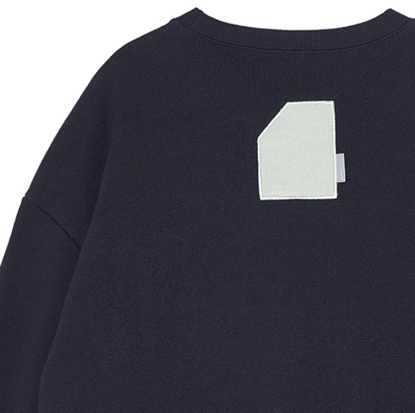 オベルー(OVERR)19FW OVR WAPPEN NAVY SWEATSHIRTS