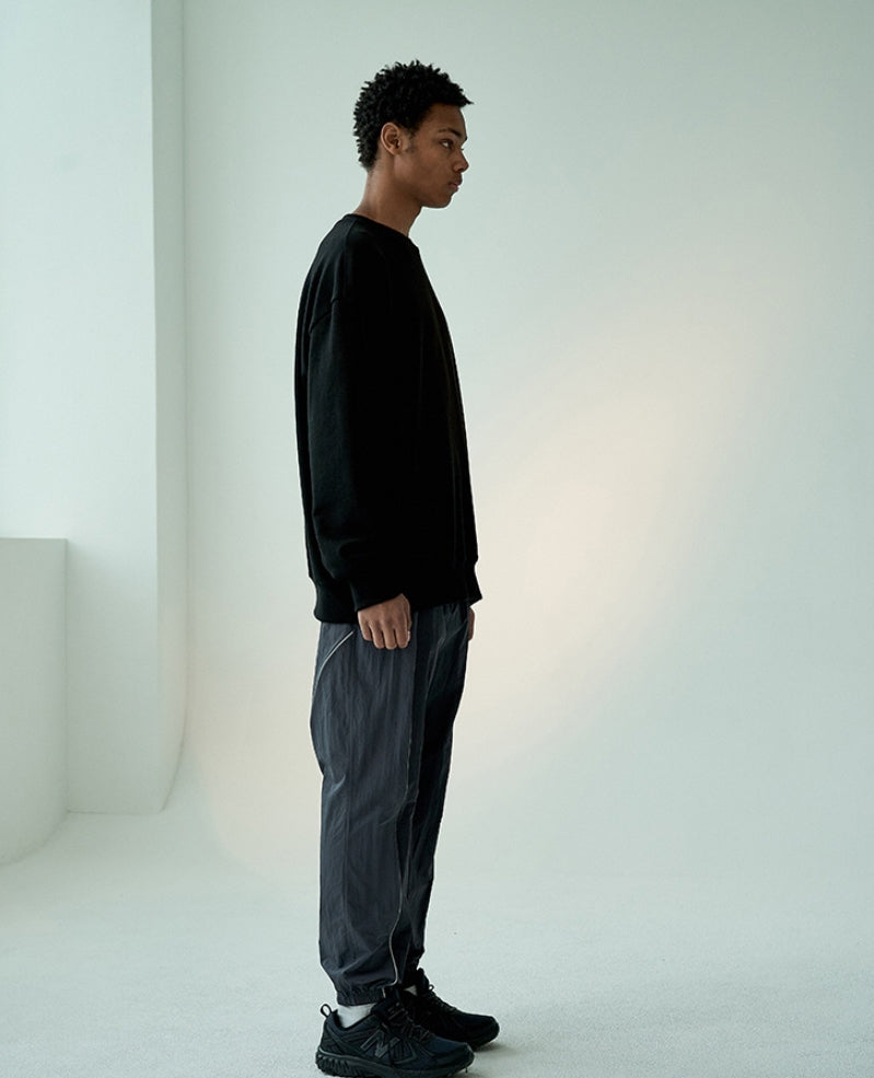 オベルー(OVERR)19FW OVR WAPPEN BLACK SWEATSHIRTS