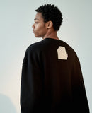 オベルー(OVERR)19FW OVR WAPPEN BLACK SWEATSHIRTS