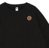 オベルー(OVERR)19FW OVR WAPPEN BLACK SWEATSHIRTS