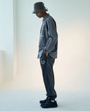 オベルー(OVERR) 19FW COLOR BLOCKED GRAY SHIRTS