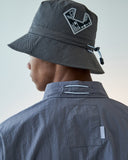 オベルー(OVERR) 19FW COLOR BLOCKED GRAY SHIRTS