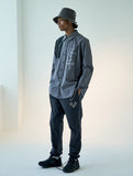 オベルー(OVERR) 19FW COLOR BLOCKED GRAY SHIRTS