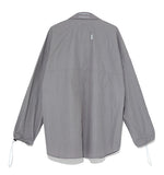 オベルー(OVERR) 19FW COLOR BLOCKED GRAY SHIRTS