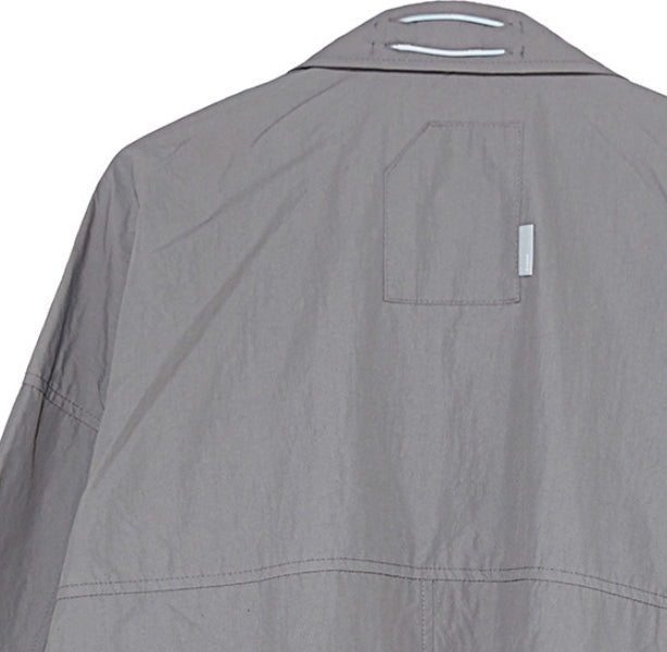 オベルー(OVERR) 19FW COLOR BLOCKED GRAY SHIRTS