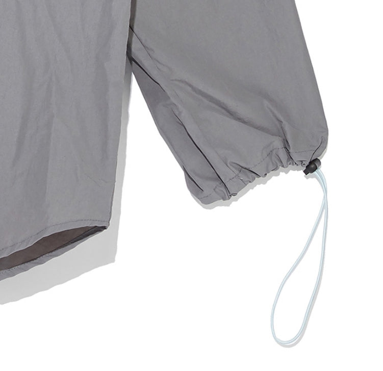 オベルー(OVERR) 19FW COLOR BLOCKED GRAY SHIRTS