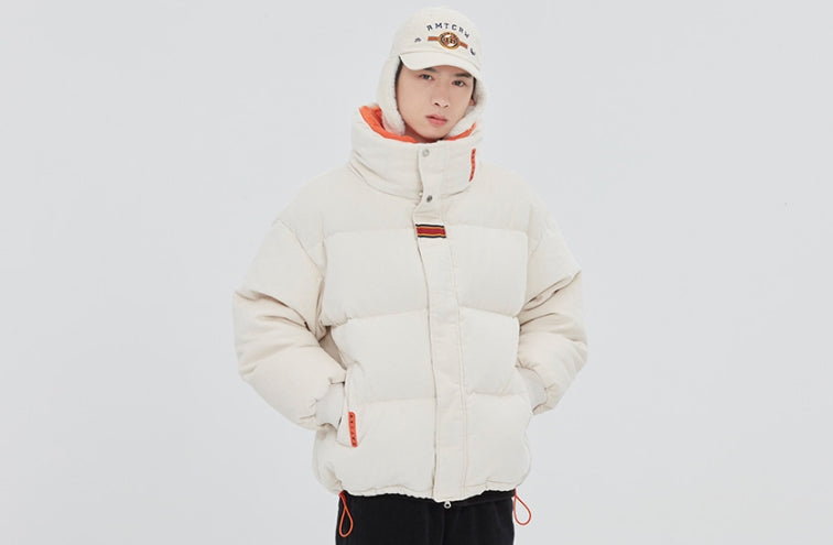 ロマンティッククラウン(ROMANTIC CROWN) INUIT CORDUROY DOWN PARKA_OATMEAL