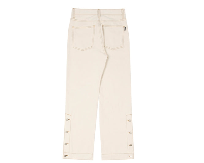 ロマンティッククラウン(ROMANTIC CROWN)SIDE CUT BUTTON PANTS_OATMEAL