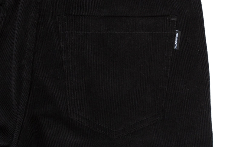 ロマンティッククラウン(ROMANTIC CROWN) CORDUROY POCKET PANTS_BLACK