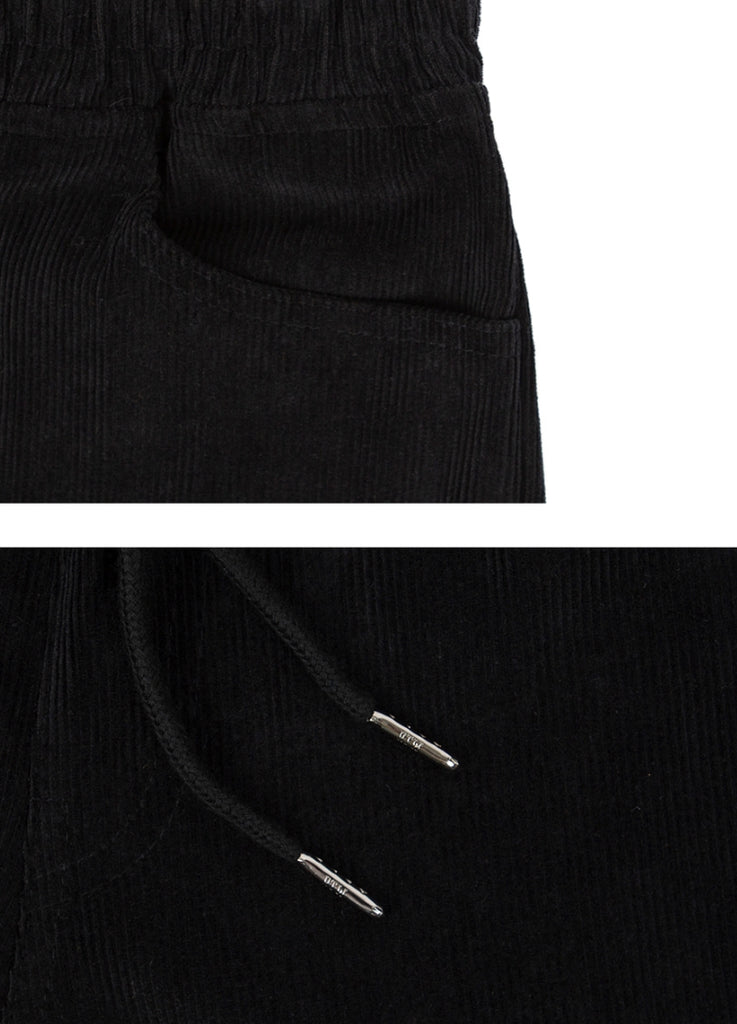 ロマンティッククラウン(ROMANTIC CROWN) CORDUROY POCKET PANTS_BLACK