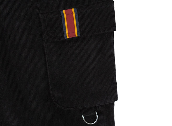 ロマンティッククラウン(ROMANTIC CROWN) CORDUROY POCKET PANTS_BLACK
