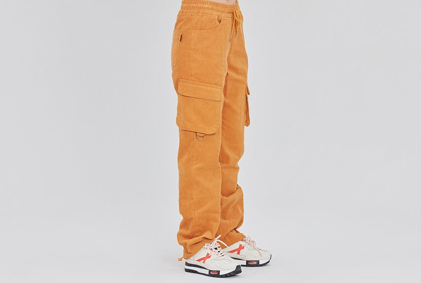 ロマンティッククラウン(ROMANTIC CROWN)CORDUROY POCKET PANTS_YELLOW