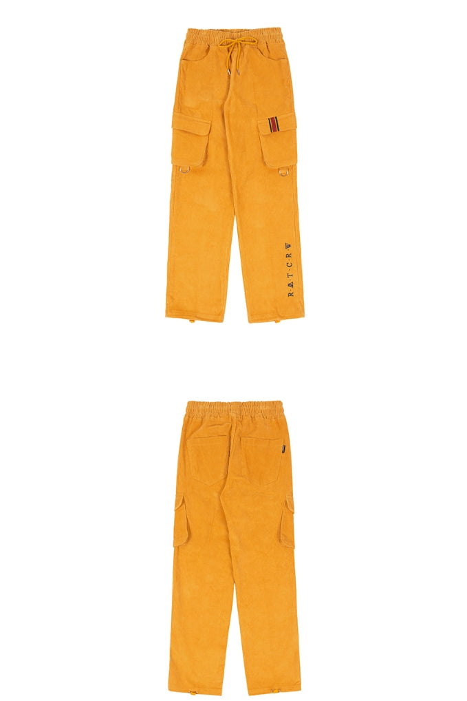 ロマンティッククラウン(ROMANTIC CROWN)CORDUROY POCKET PANTS_YELLOW