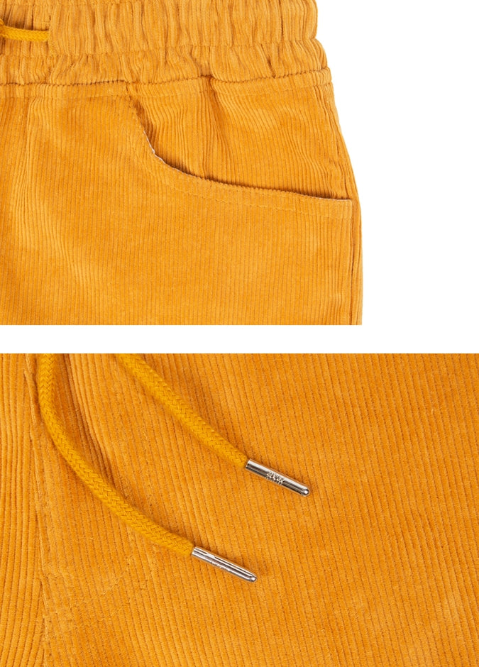 ロマンティッククラウン(ROMANTIC CROWN)CORDUROY POCKET PANTS_YELLOW