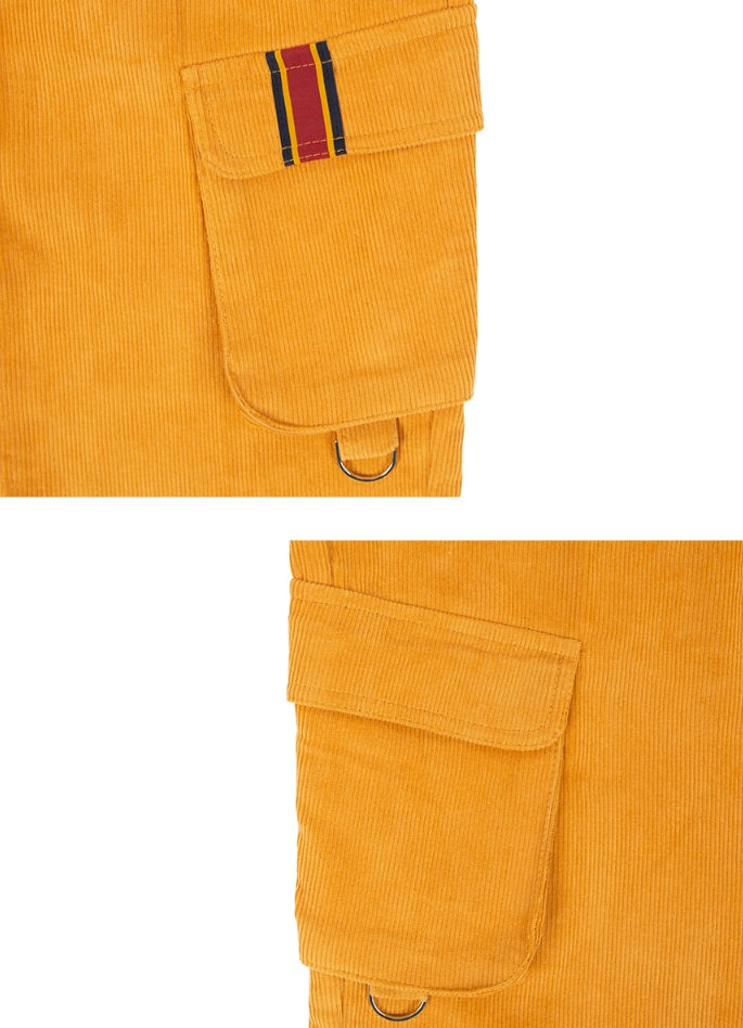 ロマンティッククラウン(ROMANTIC CROWN)CORDUROY POCKET PANTS_YELLOW