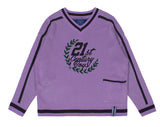 ロマンティッククラウン(ROMANTIC CROWN) 21C BOYS V NECK KNIT_PURPLE