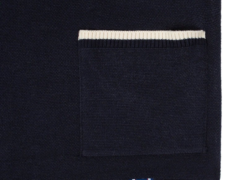 ロマンティッククラウン(ROMANTIC CROWN)21C BOYS V NECK KNIT_NAVY