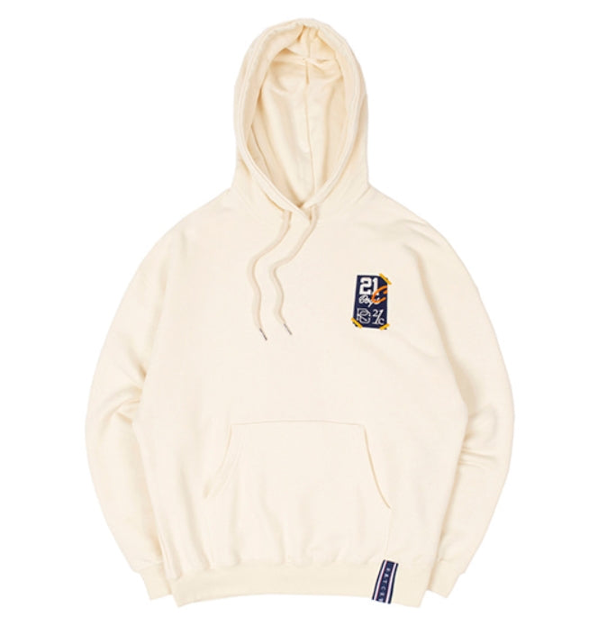 ロマンティッククラウン(ROMANTIC CROWN) 21C BOYS FLAG HOOD_OATMEAL