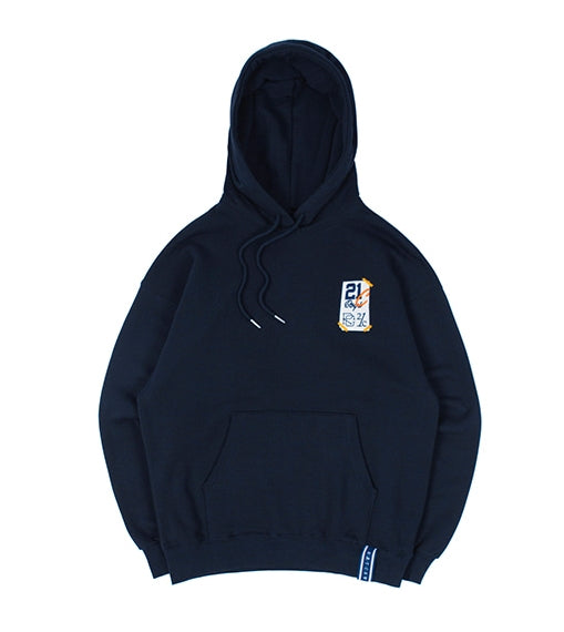 ロマンティッククラウン(ROMANTIC CROWN) 21C BOYS FLAG HOOD_NAVY