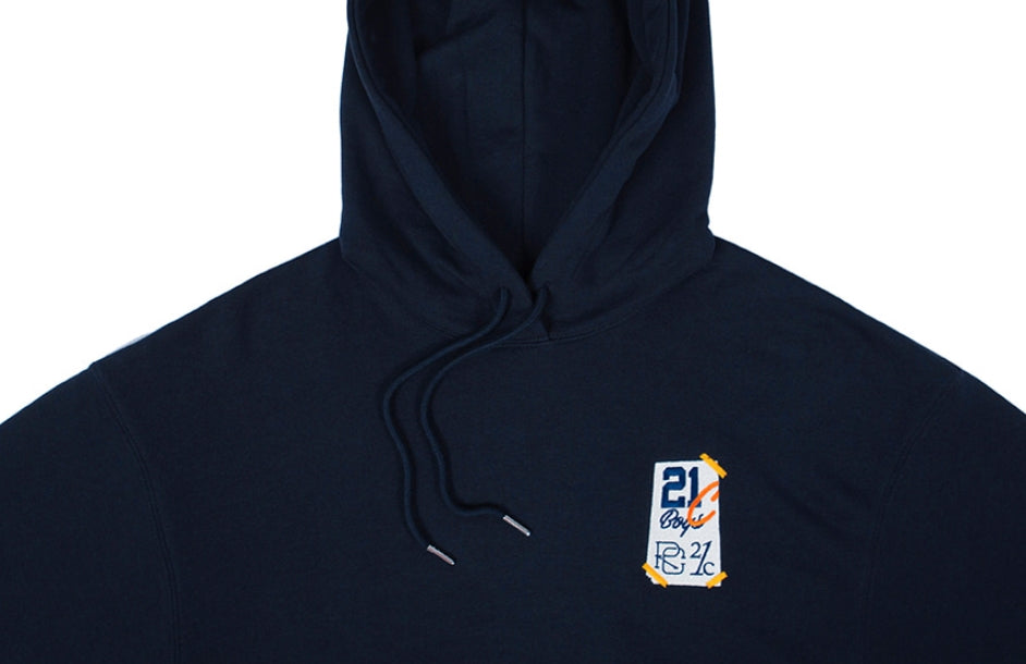 ロマンティッククラウン(ROMANTIC CROWN) 21C BOYS FLAG HOOD_NAVY