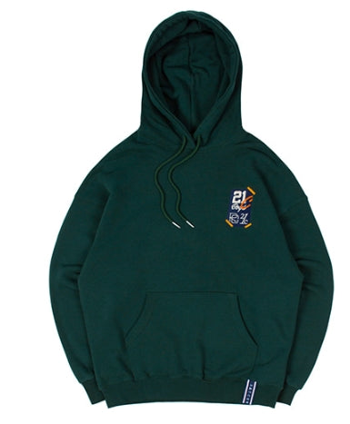 ロマンティッククラウン(ROMANTIC CROWN) 21C BOYS FLAG HOOD_GREEN