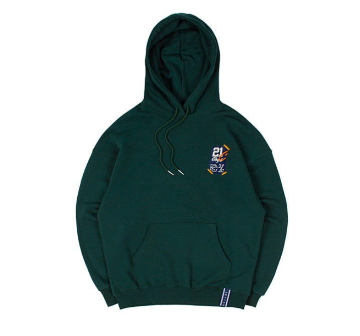 ロマンティッククラウン(ROMANTIC CROWN) 21C BOYS FLAG HOOD_GREEN