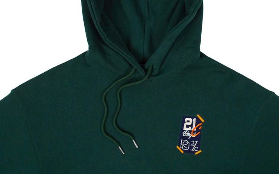 ロマンティッククラウン(ROMANTIC CROWN) 21C BOYS FLAG HOOD_GREEN