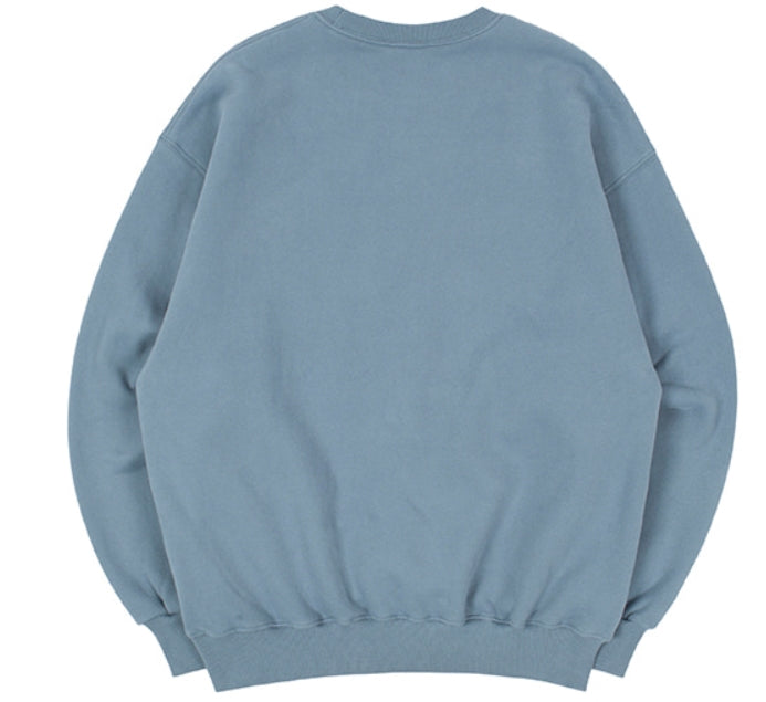 ロマンティッククラウン(ROMANTIC CROWN)RMTCRW LOGO SWEATSHIRT_LIGHT BLUE