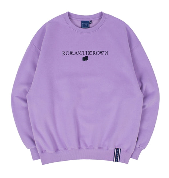 ロマンティッククラウン(ROMANTIC CROWN)RMTCRW LOGO SWEATSHIRT_PURPLE