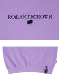 ロマンティッククラウン(ROMANTIC CROWN)RMTCRW LOGO SWEATSHIRT_PURPLE