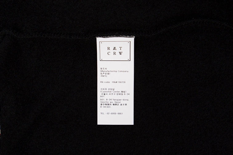 ロマンティッククラウン(ROMANTIC CROWN)RMTCRW LOGO SWEATSHIRT_BLACK