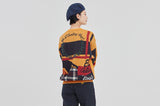 ロマンティッククラウン(ROMANTIC CROWN)21C BOYS JACQUARD CREW NECK_YELLOW