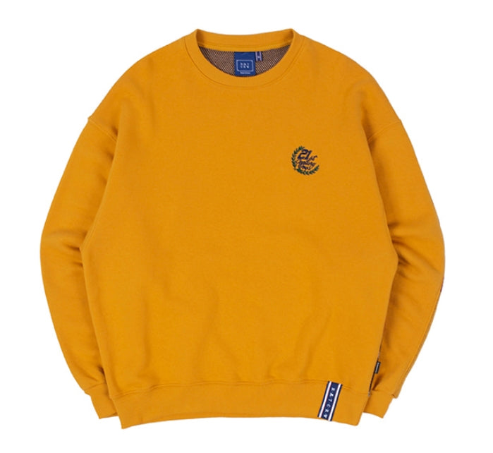 ロマンティッククラウン(ROMANTIC CROWN)21C BOYS JACQUARD CREW NECK_YELLOW