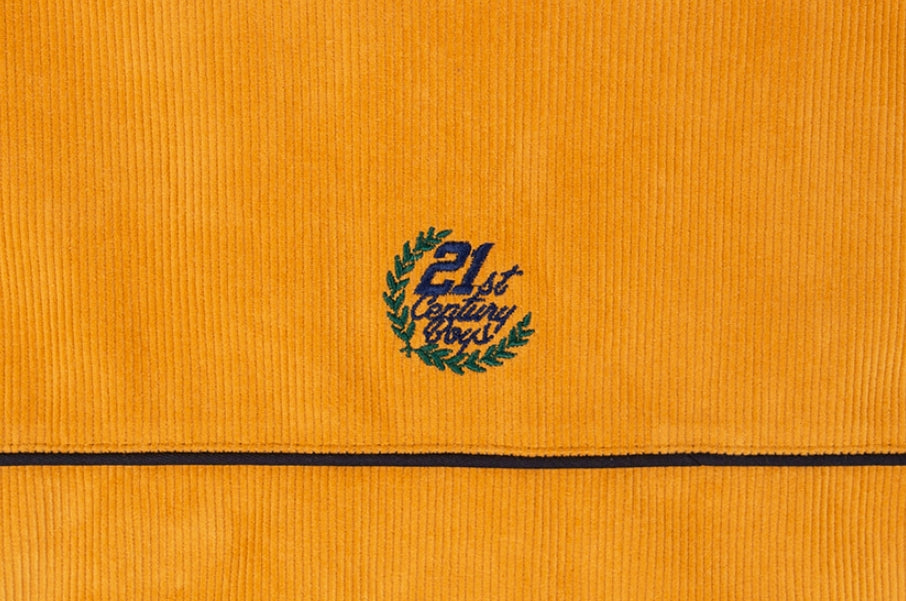 ロマンティッククラウン(ROMANTIC CROWN) CORDUROY PIPING JACKET_YELLOW