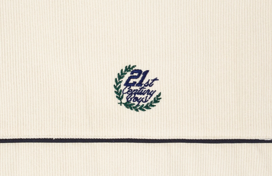 ロマンティッククラウン(ROMANTIC CROWN)   CORDUROY PIPING JACKET_OATMEAL