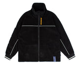 ロマンティッククラウン(ROMANTIC CROWN) CORDUROY PIPING JACKET_BLACK