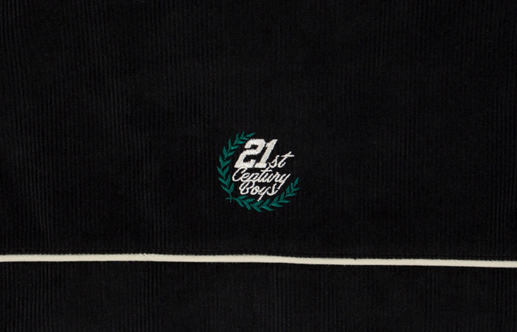 ロマンティッククラウン(ROMANTIC CROWN) CORDUROY PIPING JACKET_BLACK
