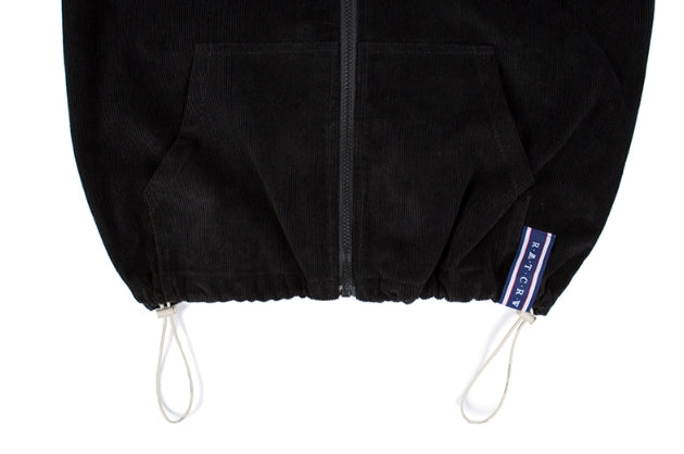 ロマンティッククラウン(ROMANTIC CROWN) CORDUROY PIPING JACKET_BLACK