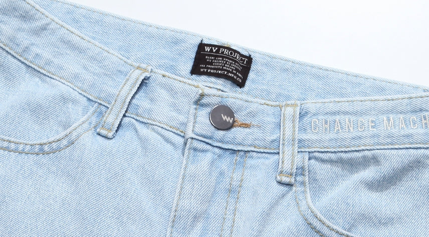 ダブルユーブイプロジェクト(WV PROJECT)SOMEONE DENIM SHORT PANTS SYSP7265(ICE BLUE)